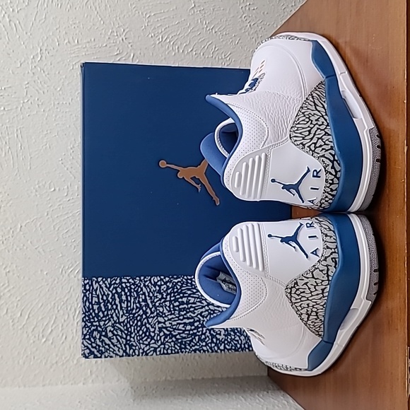 Air Jordan 3 Retro Washington Wizards Blue Copper Men Sneaker CT8532-148 Sz 12.5 - Picture 9 of 17